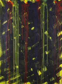 abstrakt, 2012, 60x80 cm, Acryl auf Leinwand